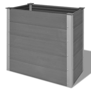 vidaXL Garden Raised Bed WPC 100x50x91 cm Grey