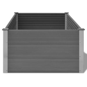 vidaXL Garden Raised Bed WPC 150x100x54 cm Grey