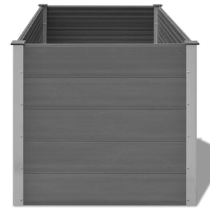 vidaXL Garden Raised Bed WPC 150x100x91 cm Grey