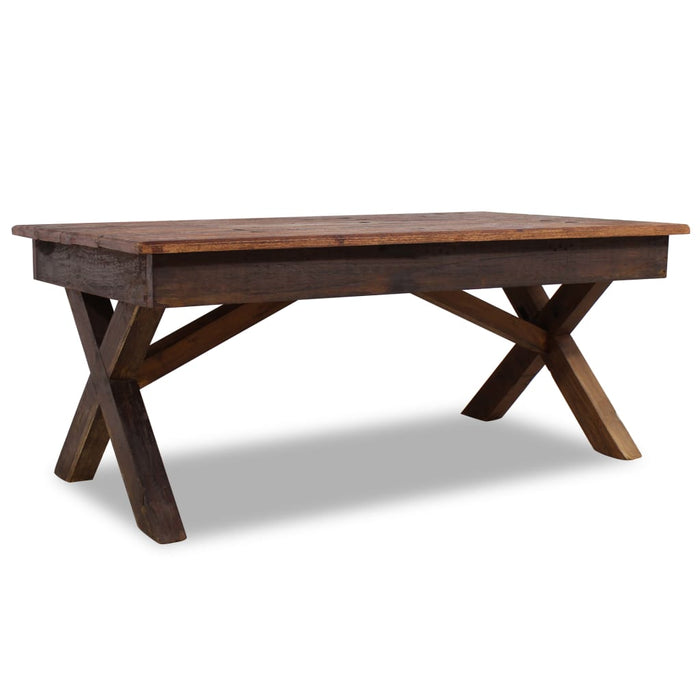 vidaXL Coffee Table Mixed Recycled Wood 110x60x45 cm