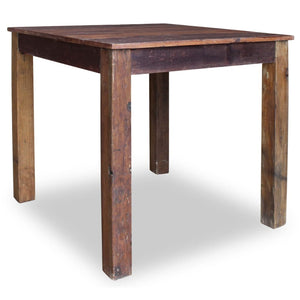 vidaXL Dining Table Solid Reclaimed Wood 82x80x76 cm