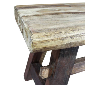 vidaXL Bench Solid Reclaimed Wood 100x28x43 cm