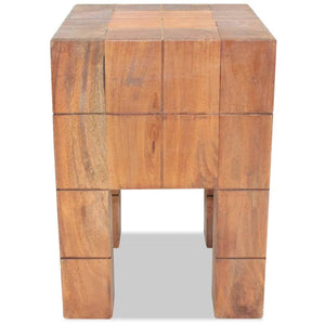 vidaXL Stool Solid Reclaimed Wood