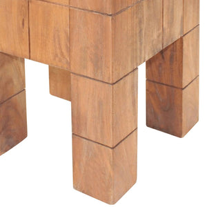 vidaXL Stool Solid Reclaimed Wood