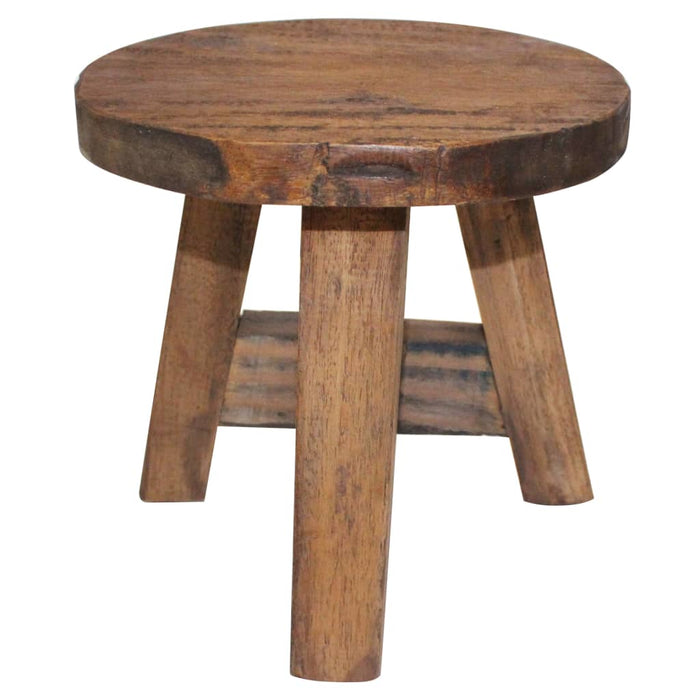 vidaXL Stool Solid Mahogany Wood