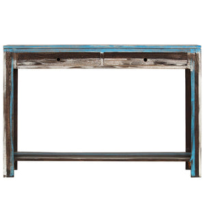 vidaXL Console Table Solid Wood Vintage 118x30x80 cm