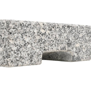 vidaXL Parasol Base Granite Rectangular 25 kg