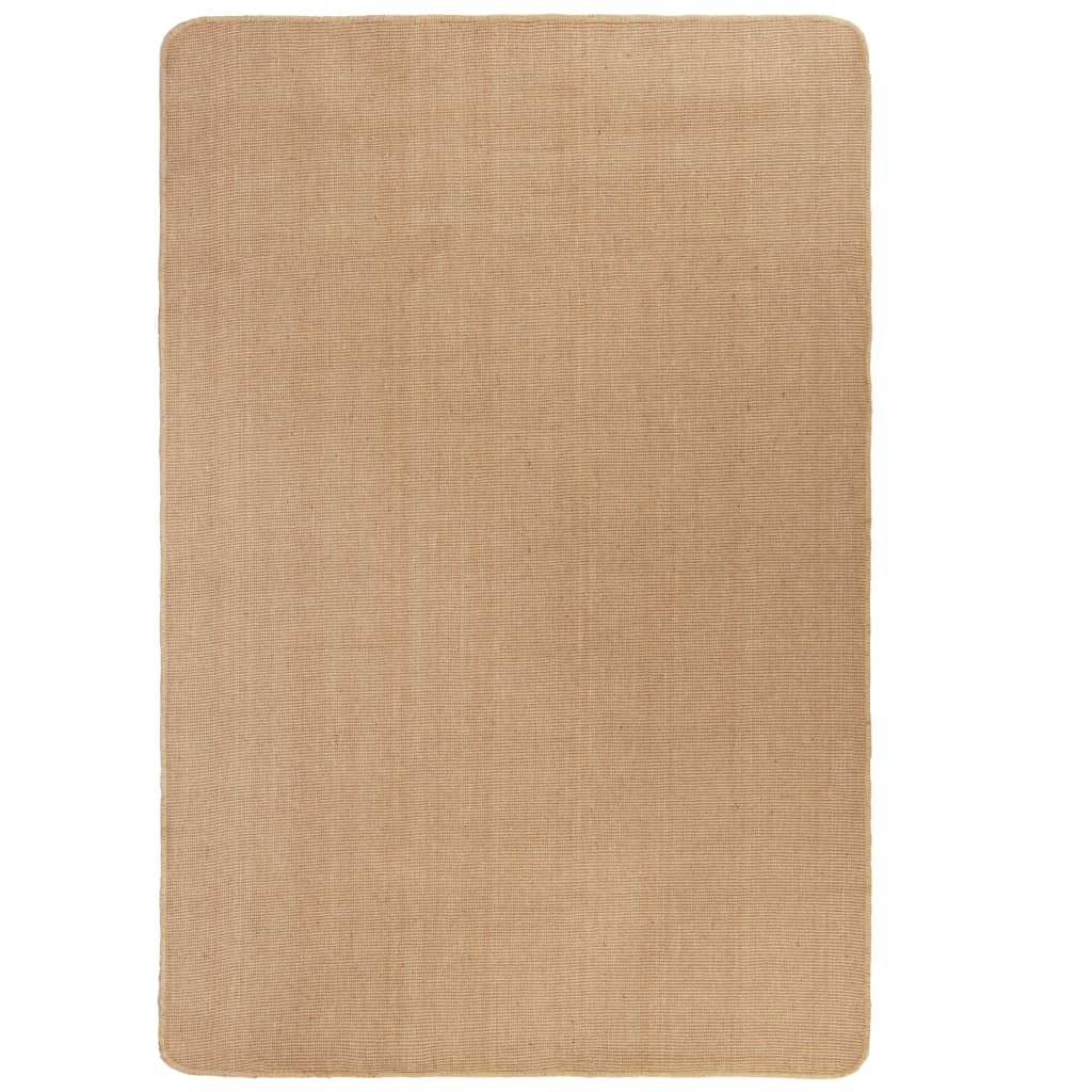 vidaXL Area Rug Jute with Latex Backing 70x130 cm Natural