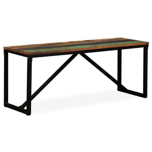 vidaXL Bench Solid Reclaimed Wood 110x35x45 cm