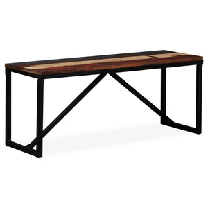 vidaXL Bench Solid Reclaimed Wood 110x35x45 cm