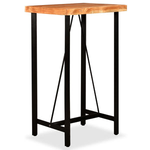 vidaXL Bar Table Solid Acacia Wood 60x60x107 cm