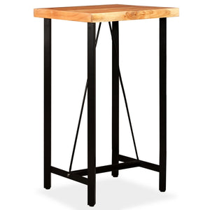 vidaXL Bar Table Solid Acacia Wood 60x60x107 cm