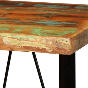 vidaXL Bar Table Solid Reclaimed Wood 60x60x107 cm