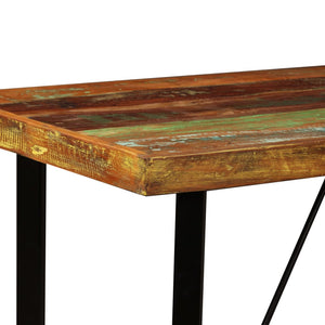 vidaXL Bar Table Solid Reclaimed Wood 120x60x107 cm