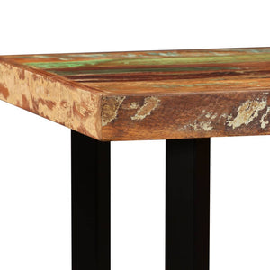 vidaXL Bar Table Solid Reclaimed Wood 120x60x107 cm