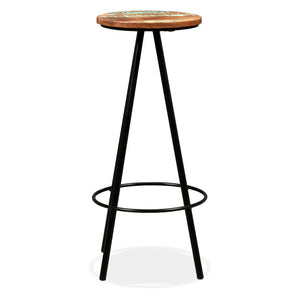 vidaXL Bar Stools 4 pcs Solid Reclaimed Wood