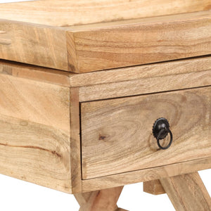 vidaXL Side Table Solid Mango Wood 65x40x76 cm