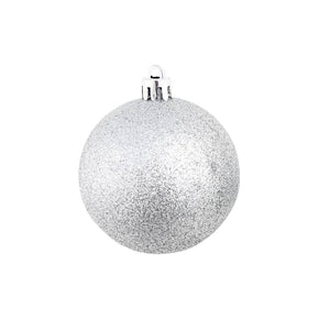 vidaXL 100 Piece Christmas Ball Set 3/4/6 cm Silver