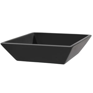 vidaXL Basin Ceramic Square Black 41.5x41.5x12 cm