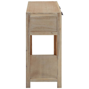 vidaXL Console Table 82x33x73 cm Solid Acacia Wood