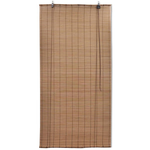 vidaXL Roller Blind Bamboo 150x160 cm Brown