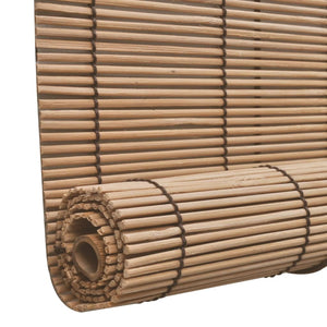 vidaXL Roller Blind Bamboo 100x220 cm Brown