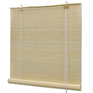 vidaXL Roller Blind Bamboo 150x160 cm Natural