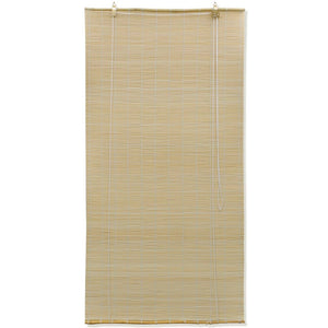 vidaXL Roller Blind Bamboo 150x160 cm Natural