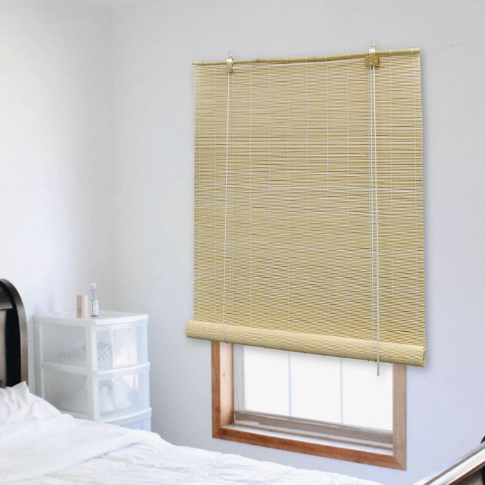 vidaXL Roller Blind Bamboo 150x160 cm Natural