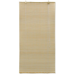 vidaXL Roller Blind Bamboo 100x220 cm Natural