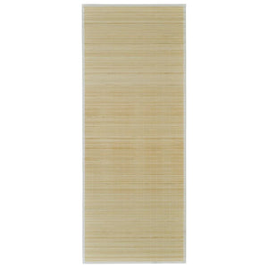 vidaXL Rug Bamboo 160x230 cm Natural