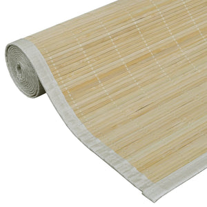 vidaXL Rug Bamboo 160x230 cm Natural