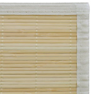 vidaXL Rug Bamboo 160x230 cm Natural