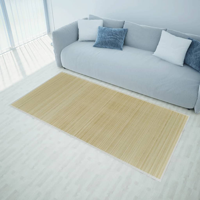 vidaXL Rug Bamboo 160x230 cm Natural