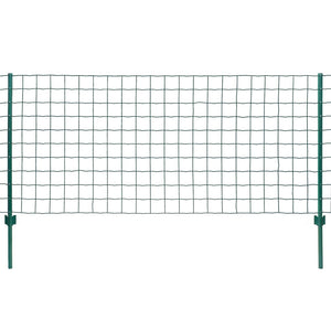 vidaXL Euro Fence Steel 20x1.2 m Green