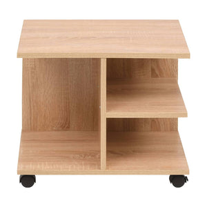 vidaXL Rolling Shelf 50x35x42 cm Oak