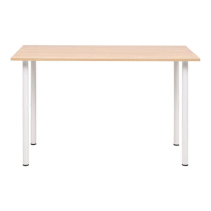 vidaXL Dining Table 120x60x73 cm Oak and White