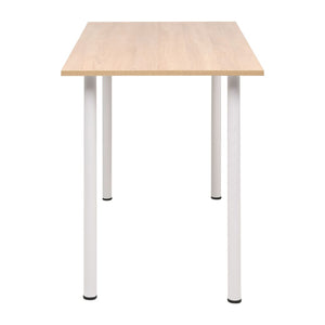 vidaXL Dining Table 120x60x73 cm Oak and White