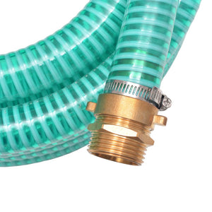 vidaXL Suction Hose with Brass Connectors 15 m 25 mm Green