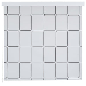 vidaXL Shower Roller Blind 80x240 cm Square