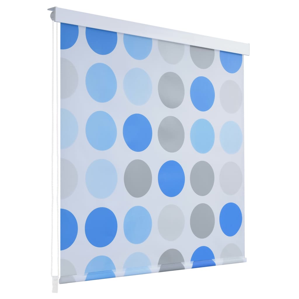 vidaXL Shower Roller Blind 80x240 cm Circle