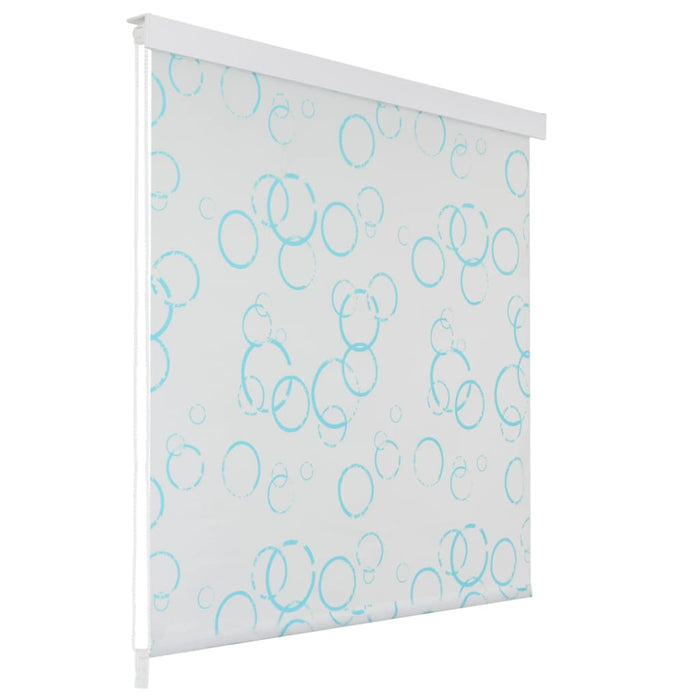 vidaXL Shower Roller Blind 80x240 cm Bubble