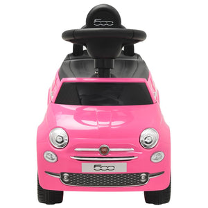 vidaXL Ride-on Car Fiat 500 Pink