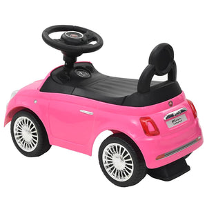 vidaXL Ride-on Car Fiat 500 Pink