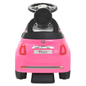 vidaXL Ride-on Car Fiat 500 Pink