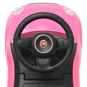 vidaXL Ride-on Car Fiat 500 Pink