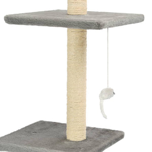 vidaXL Cat Tree with Sisal Scratching Posts 260 cm Grey