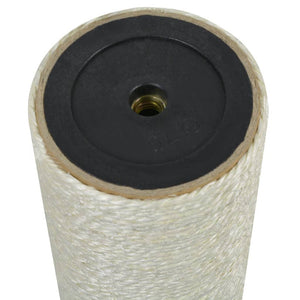 vidaXL Cat Scratching Post 8x25 cm 10 mm Beige