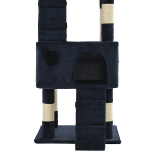 vidaXL Cat Tree with Sisal Scratching Posts 170 cm Blue