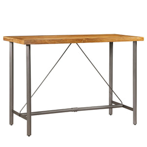 vidaXL Bar Table Solid Reclaimed Teak 150x70x106 cm